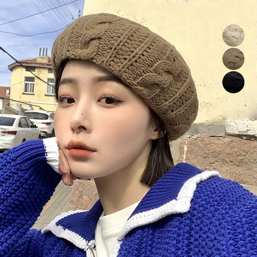 ベレー帽ネイビー☆millinery mino