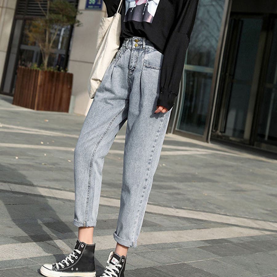 デニムパンツ レディース ハイウエスト [品番：II000004039]｜Miniministore（ミニミニストア）のレディースファッション通販｜SHOPLIST（ショップリスト）