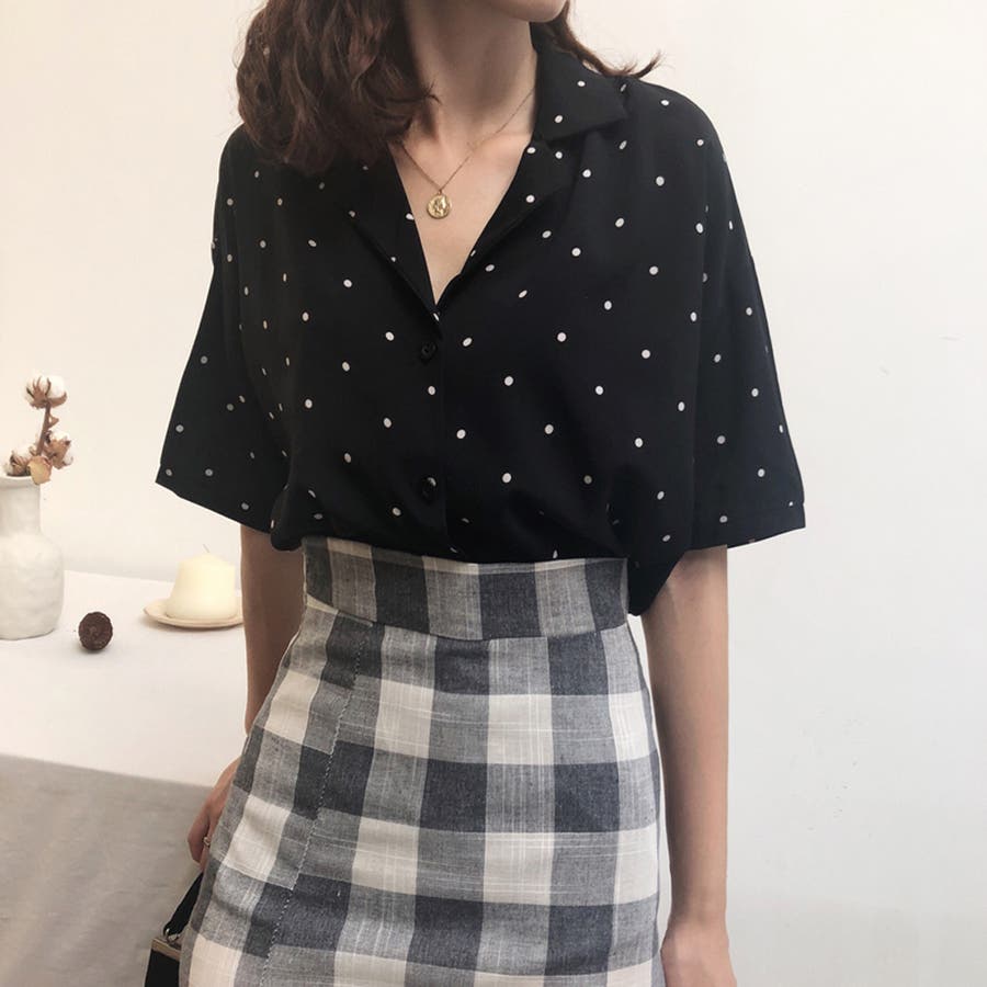 ドット柄 シャツブラウス レディース 品番 Ii Miniministore ミニミニストア のレディース ファッション通販 Shoplist ショップリスト