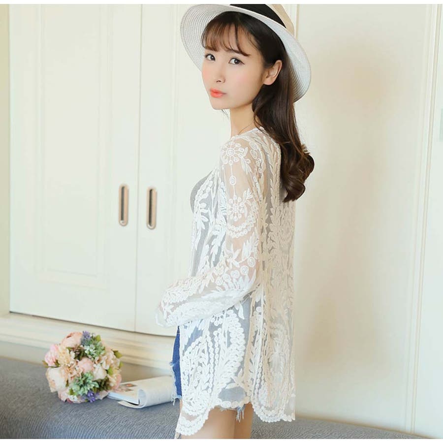 mint designs レースカーディガン カーディガン