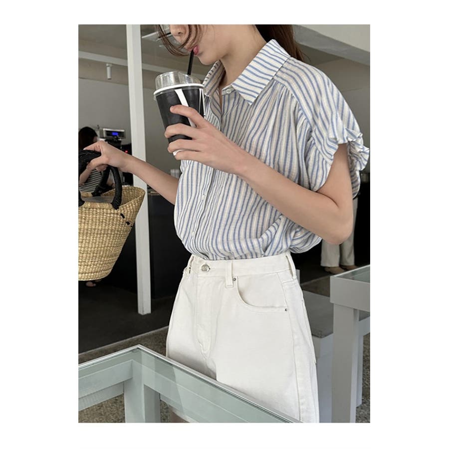 ツーピース ノースリーブシャツ フレアスカート ストライプ 春夏 楽天市場】【再入荷♪7/5 20時】（S~L対応）さらりと涼しい着