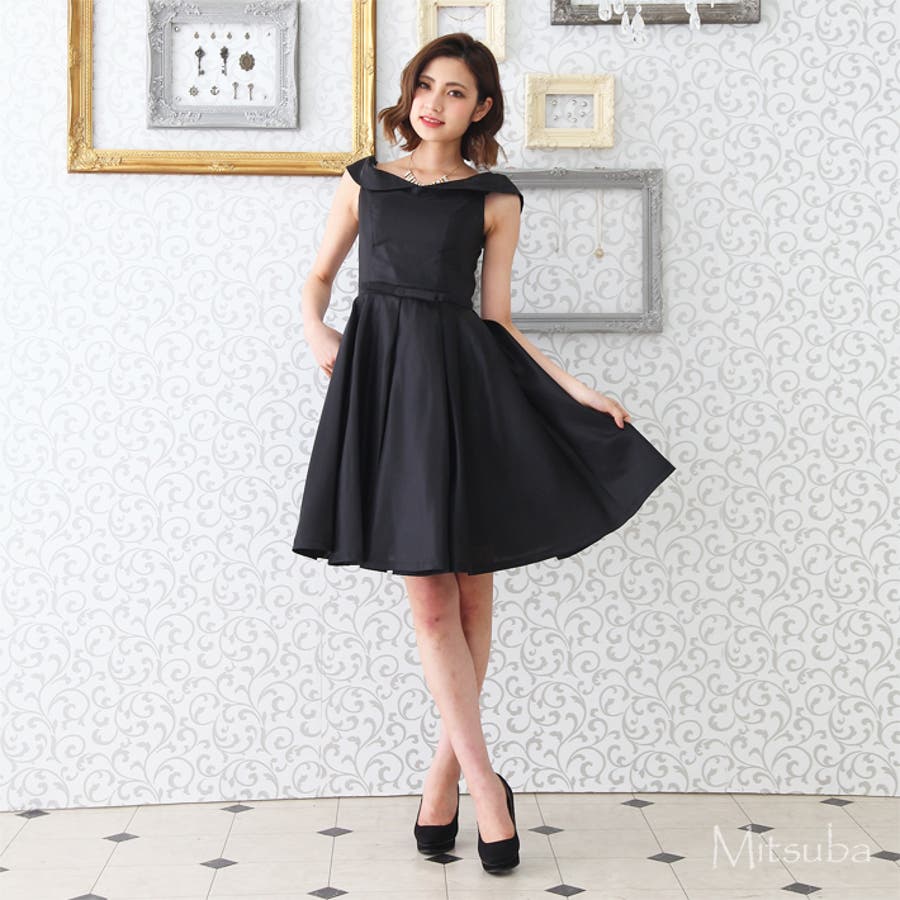 MAITRESSE パーティードレス ドレープ 光沢 美品 レディース 
