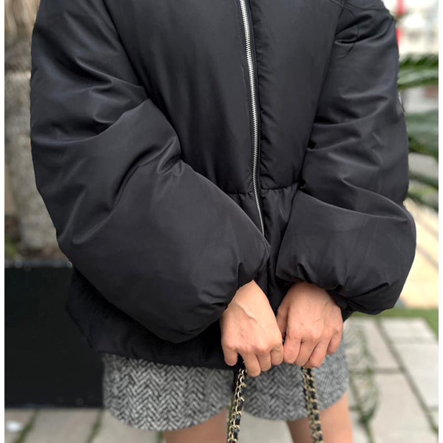 ジップフレア中綿ジャケット[品番：MDRW0004468]｜MODE ROBE