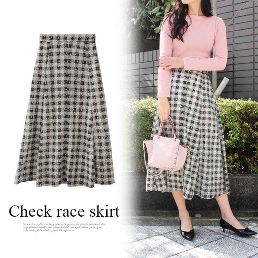 チェックレーススカート チェック ギンガムチェック 品番 Mdrw Mode Robe モードローブ のレディースファッション通販 Shoplist ショップリスト