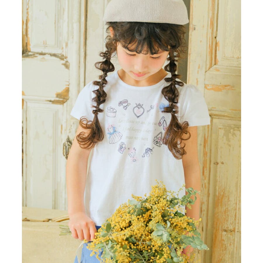 子供服 女の子 Tシャツ[品番：NONK0002266]｜moononnon