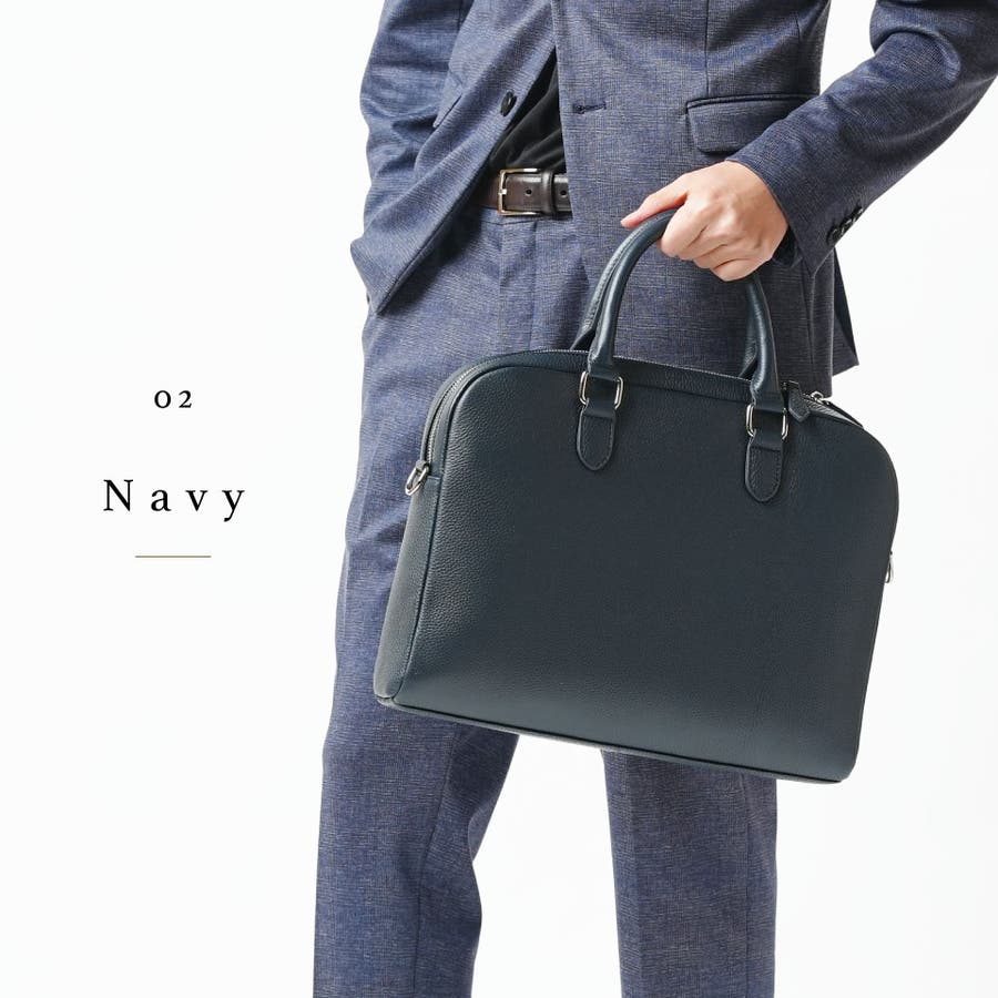 美品⭐︎MURAのシュリンクレザー ビジネスブリーフケース　2way ショルダー MURA（ムラ） ビジネスバッグ 薄型 ダブルジッパー シュリンクレザー