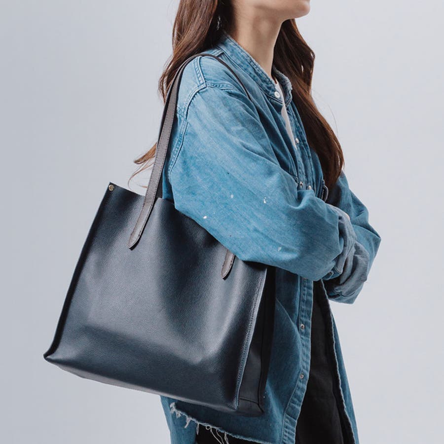 【絶品】 シュリンクレザー 本革 a4 大容量 トートバッグ[品番 バッグ