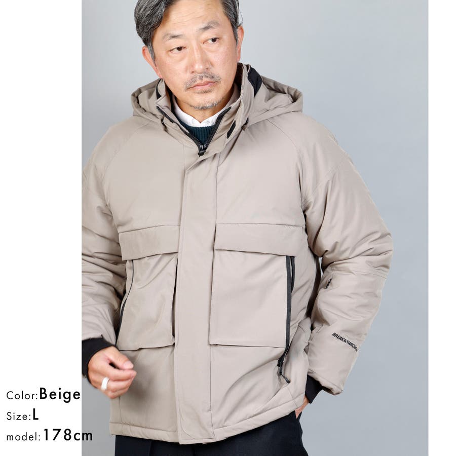 ダウンジャケット フード付き メンズ[品番：NEDM0001108]｜AWC（エイ