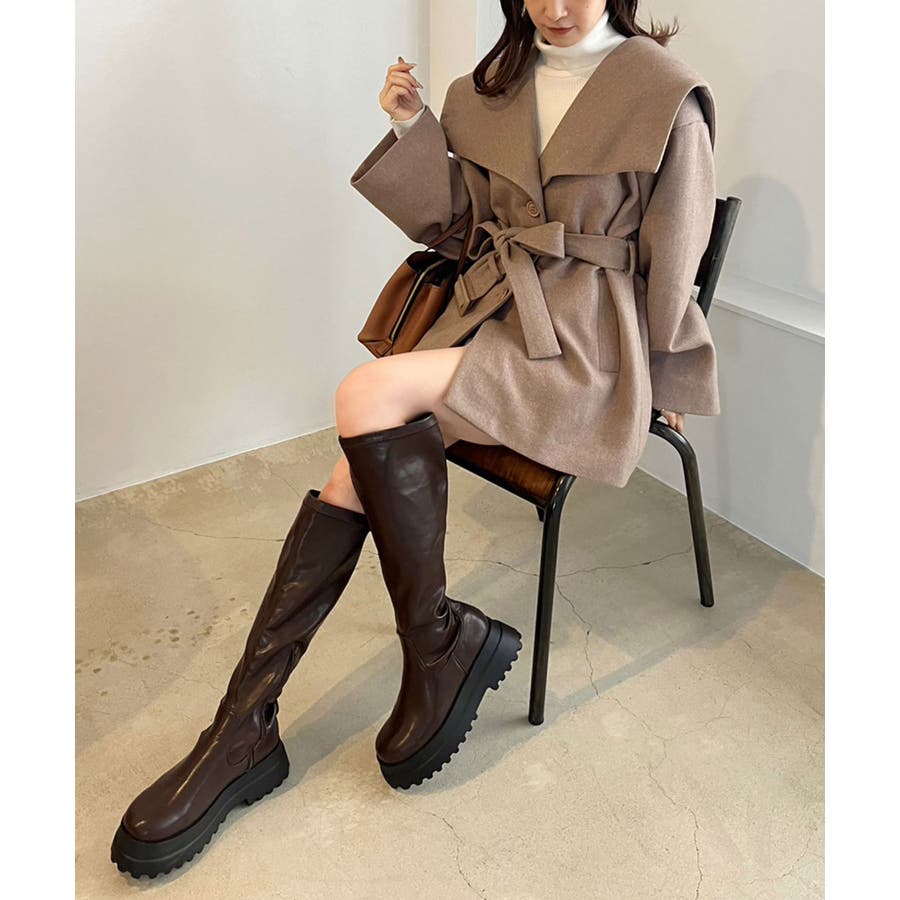 one after another】タンク底ロングブーツ[品番:NCLW0014390 one after another】タンク底ロングブーツ[品番:NCLW0014390