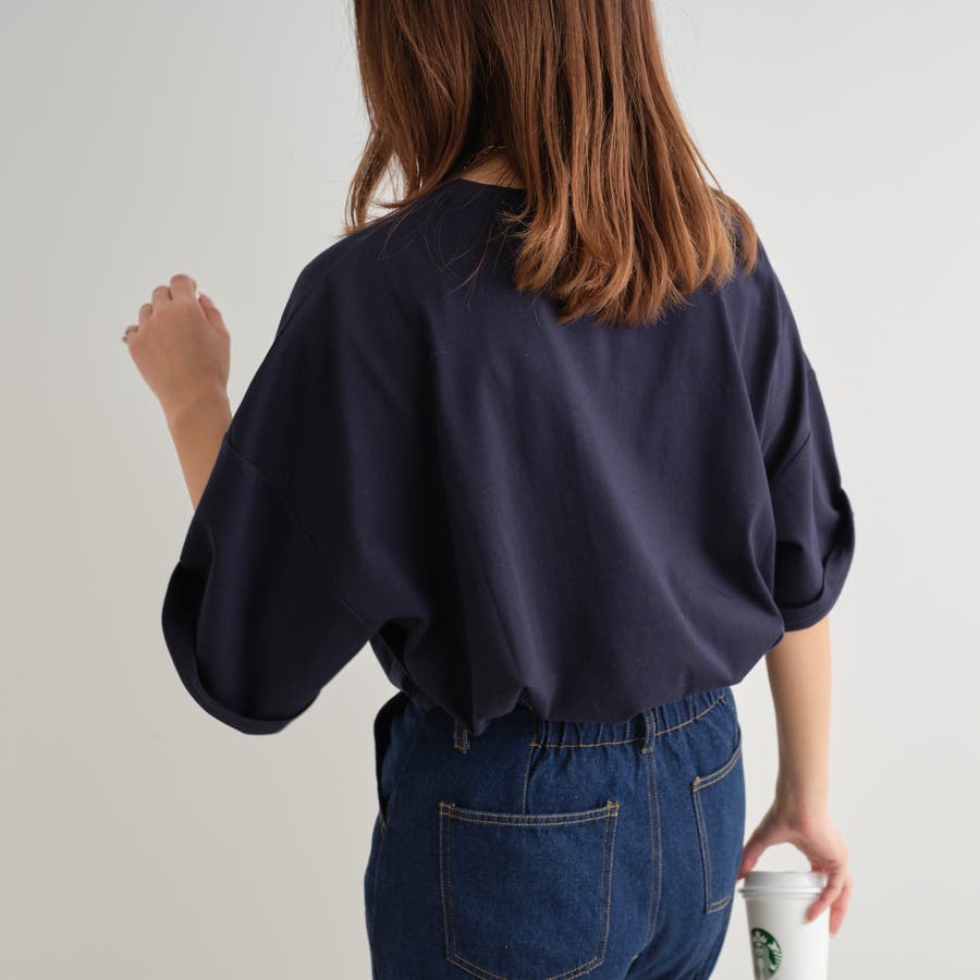 白抜きカレッジTシャツ[品番：NCLW0009889]｜NICE CLAUP OUTLET（ナイ