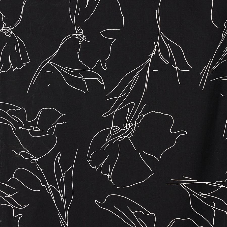 線画花柄クルーネックワンピース 品番 Nclw Nice Claup Outlet ナイスクラップアウトレット のレディースファッション通販 Shoplist ショップリスト