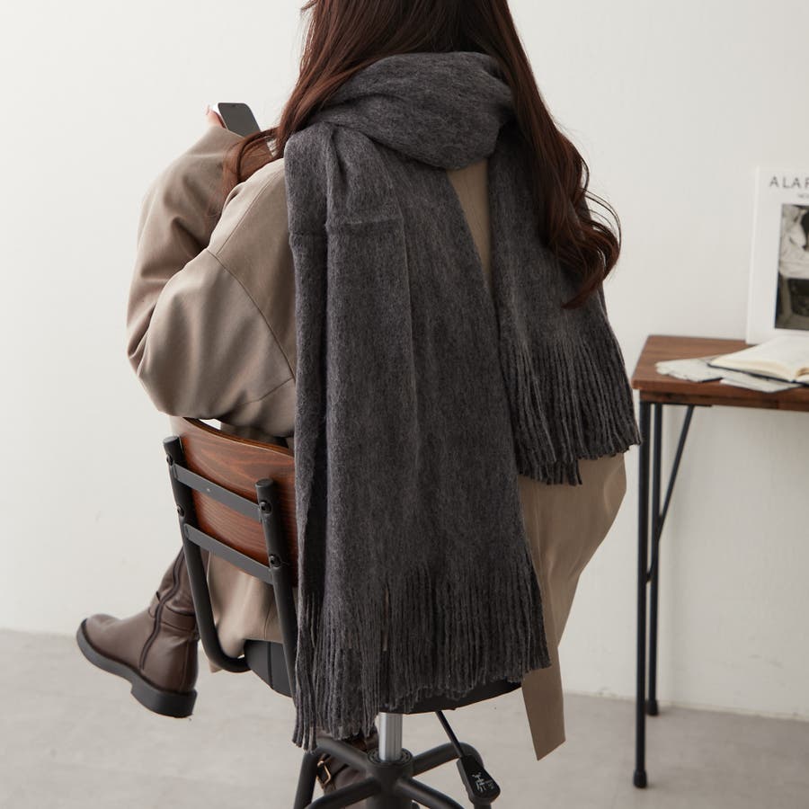 ミンクタッチもっちりストール[品番：OLOW0014927]｜RMAF NICE