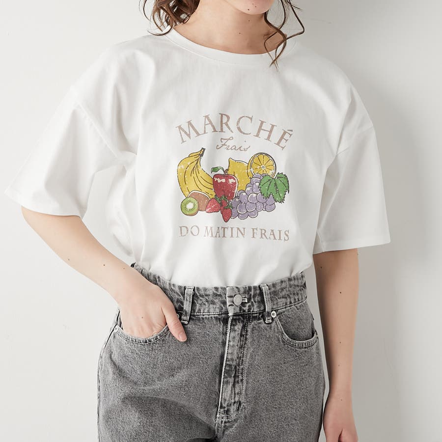 フルーツプリントＴシャツ[品番：OLOW0002698]｜OLIVE des OLIVE