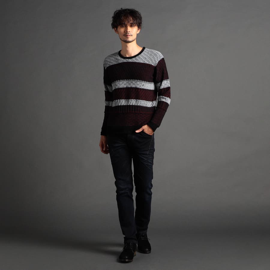 MASTER FRAME】ランダムボーダーニット｜MEN'S MELROSE（メンズ