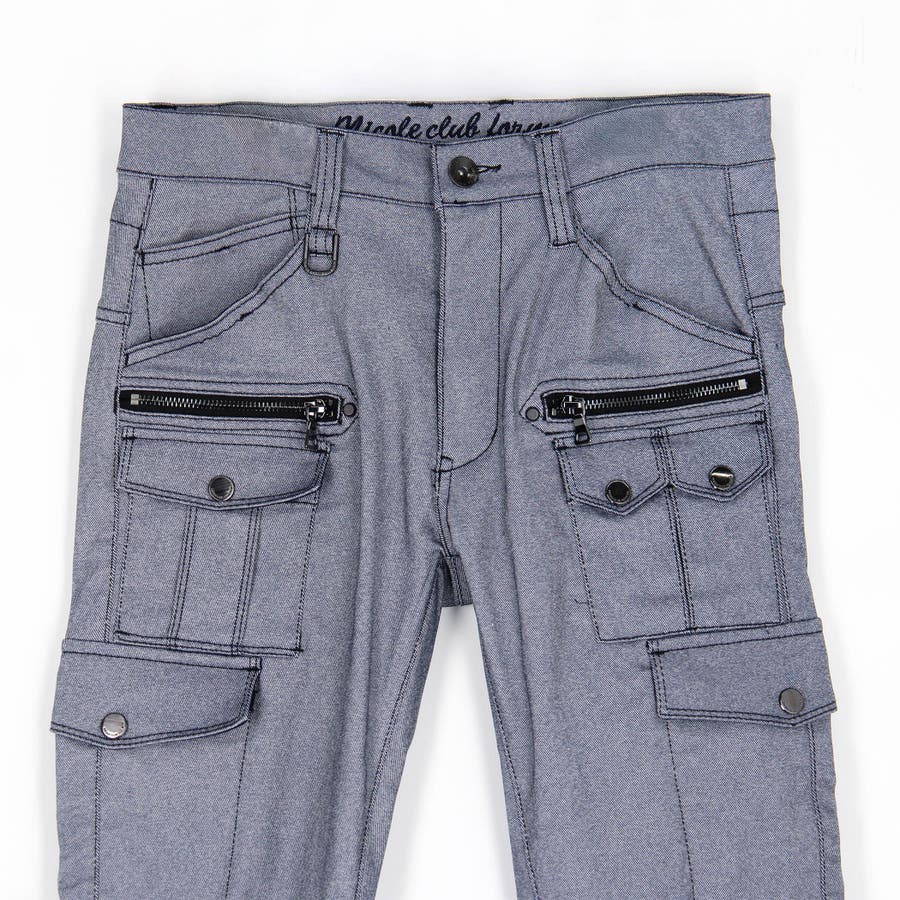 ガムストレッチ クロップドカーゴパンツ[品番:NICW0006763 ガムストレッチ クロップドカーゴパンツ[品番:NICW0006763