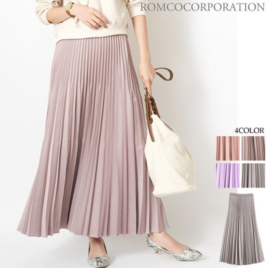 nodress サテン　プリーツ　スカート M nodress サテン プリーツ スカート M nodress サテン プリーツ