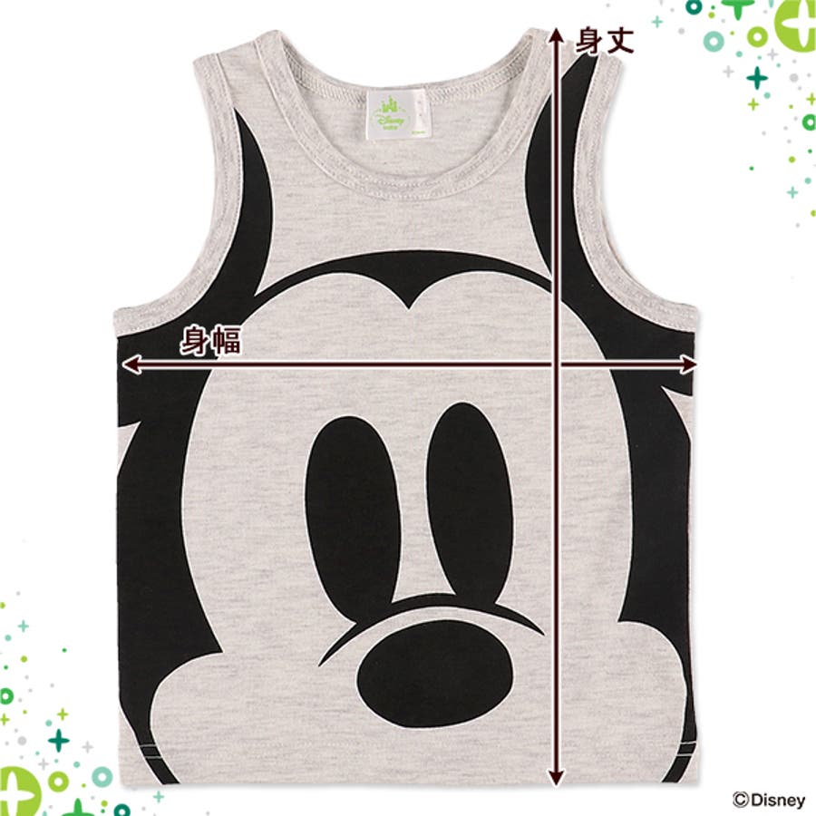 ミッキービッグフェイスタンクトップ 品番 Nmyk 西松屋 ニシマツヤ のキッズファッション通販 Shoplist ショップリスト