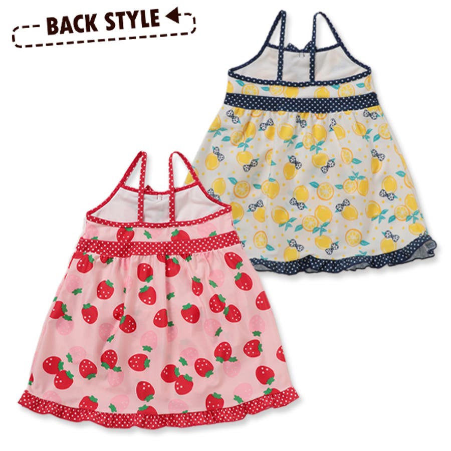 イチゴ レモン柄ワンピース水着 品番 Nmyk 西松屋 ニシマツヤ のキッズファッション通販 Shoplist ショップリスト
