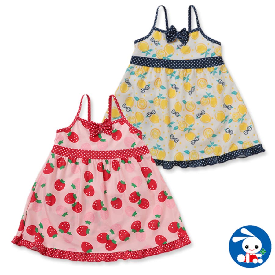 イチゴ レモン柄ワンピース水着 品番 Nmyk 西松屋 ニシマツヤ のキッズファッション通販 Shoplist ショップリスト
