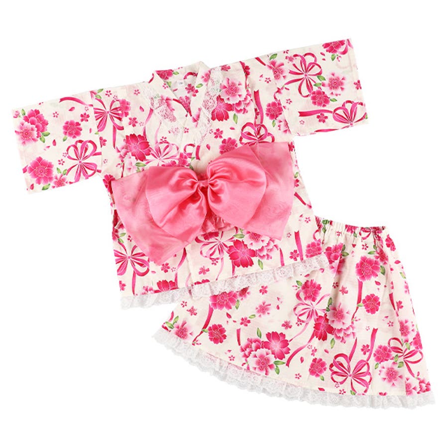 甚平ドレススカート タイプ帯付き3点セット 品番 Nmyk 西松屋 ニシマツヤ のキッズファッション通販 Shoplist ショップリスト