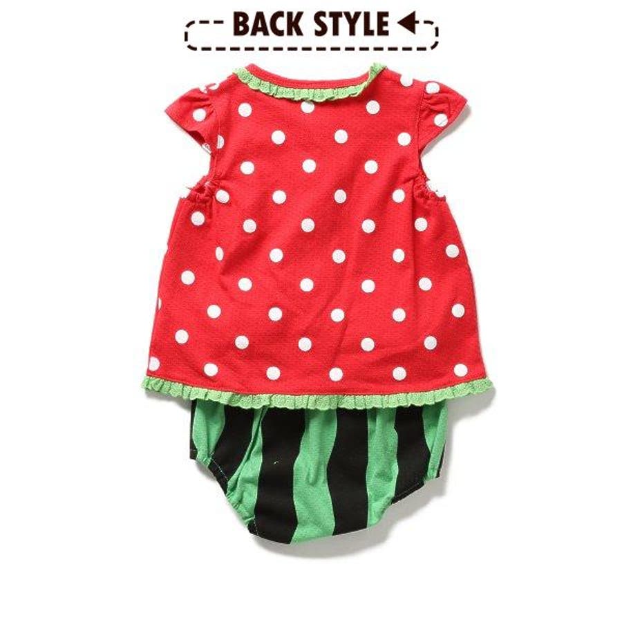 フレンチドットスイカトップス ブルマセット 品番 Nmyk 西松屋 ニシマツヤ のキッズファッション 通販 Shoplist ショップリスト