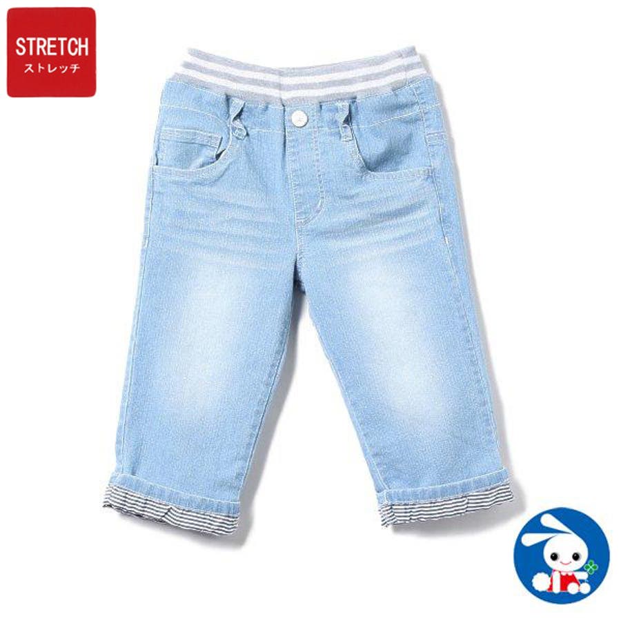 裾ボーダーストレッチデニムハーフパンツ 品番 Nmyk 西松屋 ニシマツヤ のキッズファッション通販 Shoplist ショップリスト 裾ボーダーストレッチデニムハーフパンツ 品番 Nmyk 西松屋 ニシマツヤ のキッズファッション通販 Shoplist ショップリスト