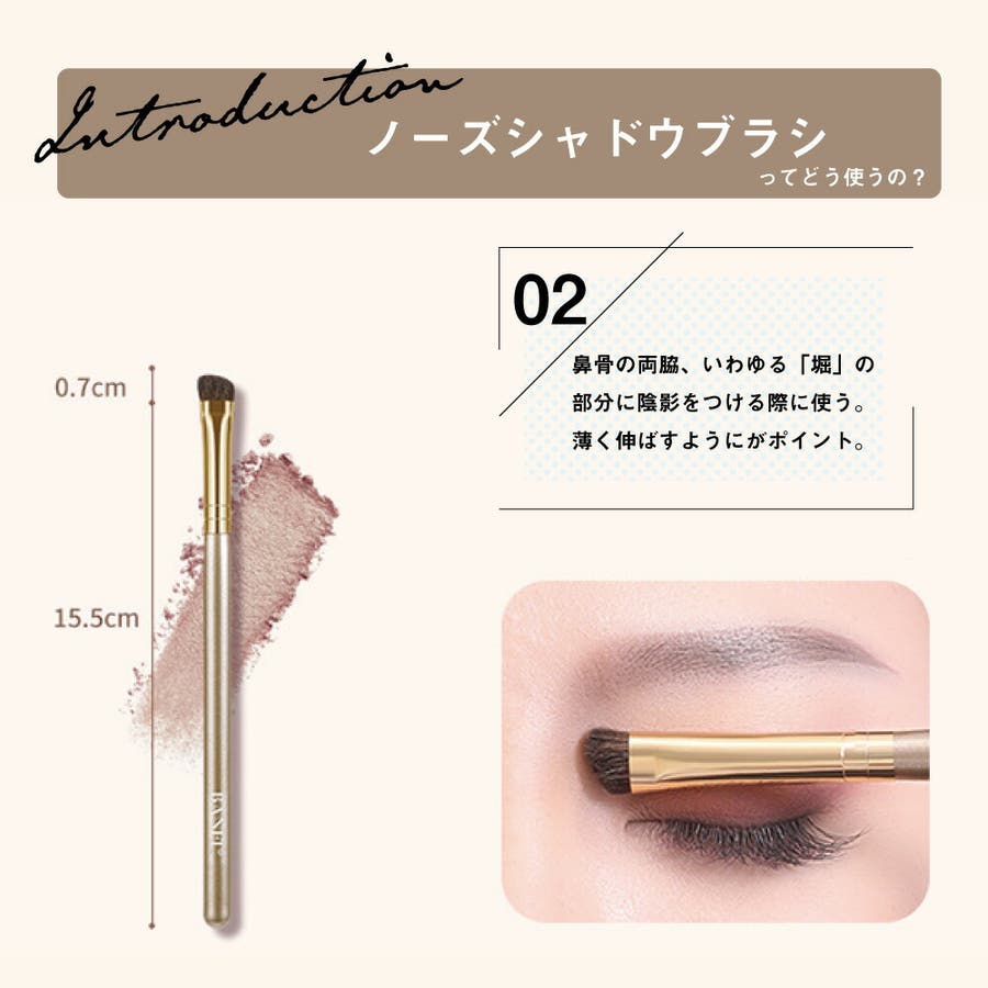 メイクブラシ メイクブラシセット 10本[品番：TENW0000208