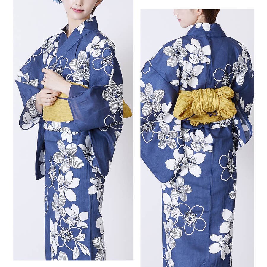 浴衣 単品 綿麻[品番：NNCW0004058]｜Ainokajitsu（アイノカジツ