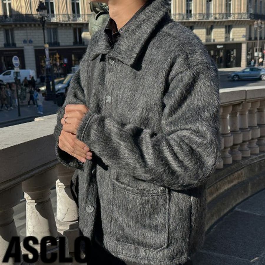 ASCLO Mohair Collar Jacket