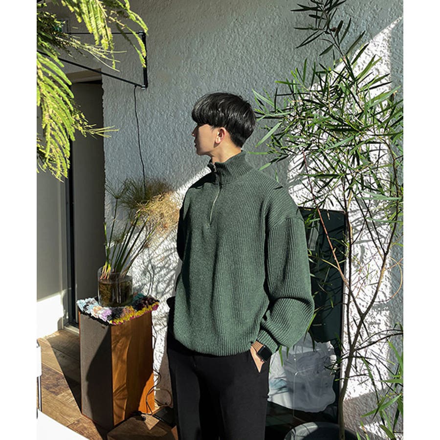 ASCLO(エジュクロ)Half Zip Up Knit 韓国[品番：NWIW0010534]｜3rd