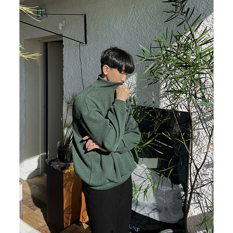 ASCLO(エジュクロ)Half Zip Up Knit 韓国[品番：NWIW0010534]｜3rd