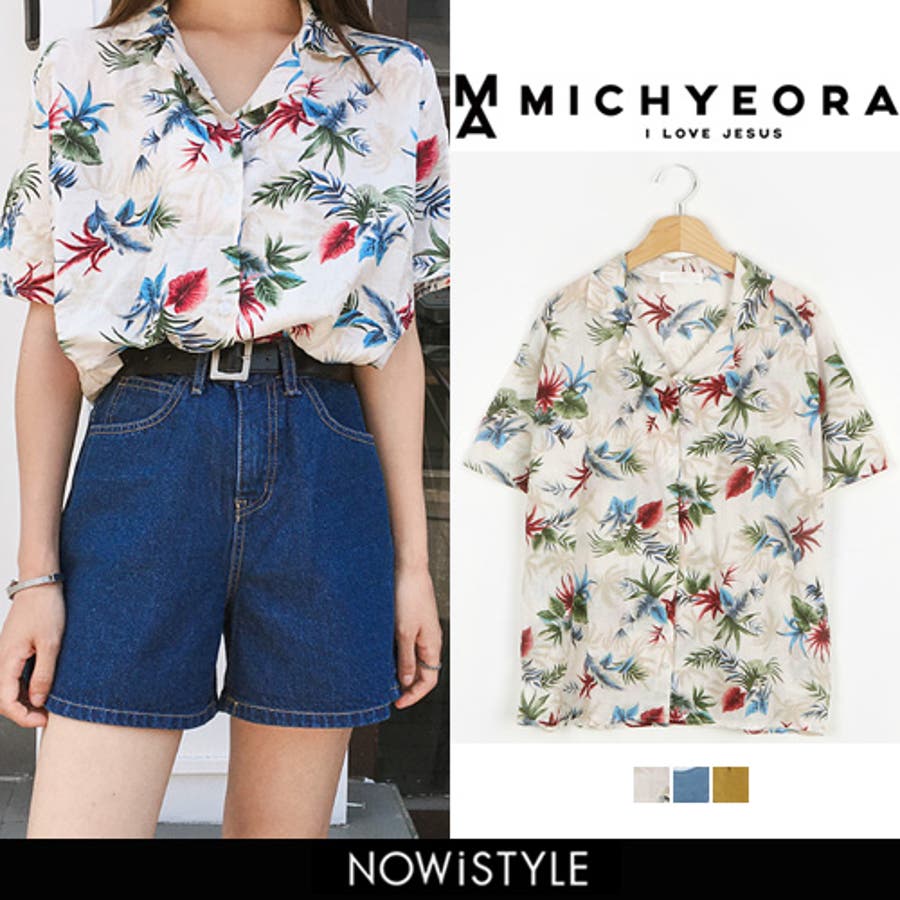 Michyeoraハワイアンリネンシャツ 韓国 韓国ファッション 品番 Nwiw 3rd Spring サードスプリング のレディース ファッション通販 Shoplist ショップリスト