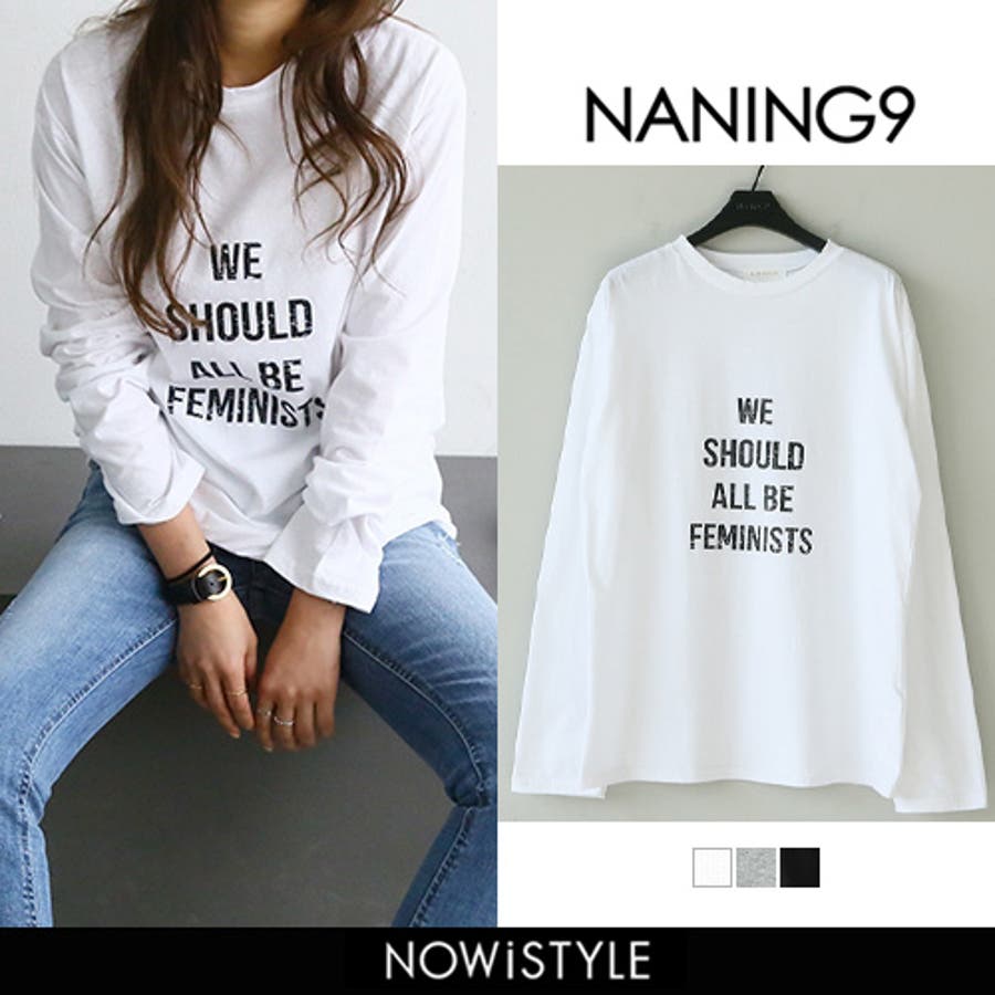 Naning9英字メッセージロンt 韓国 韓国ファッション 品番 Nwiw 3rd Spring サードスプリング のレディース ファッション通販 Shoplist ショップリスト
