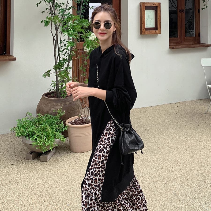 Mayblue メイブルー レオパードドッキングフードワンピース 品番 Nwiw 3rd Spring サードスプリング のレディースファッション通販 Shoplist ショップリスト