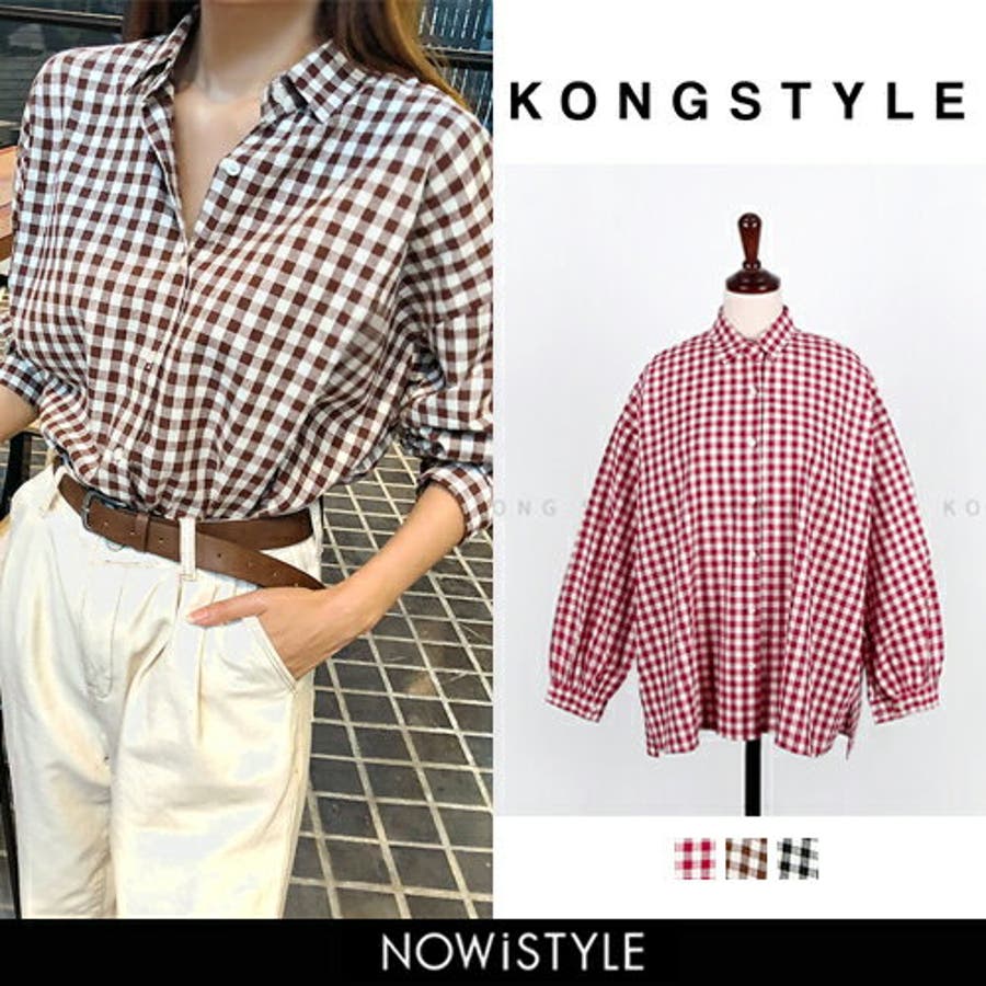 Kongstyleキャンディチェックシャツ韓国韓国ファッション チェック シャツ 品番 Nwiw 3rd Spring サードスプリング のレディースファッション通販 Shoplist ショップリスト