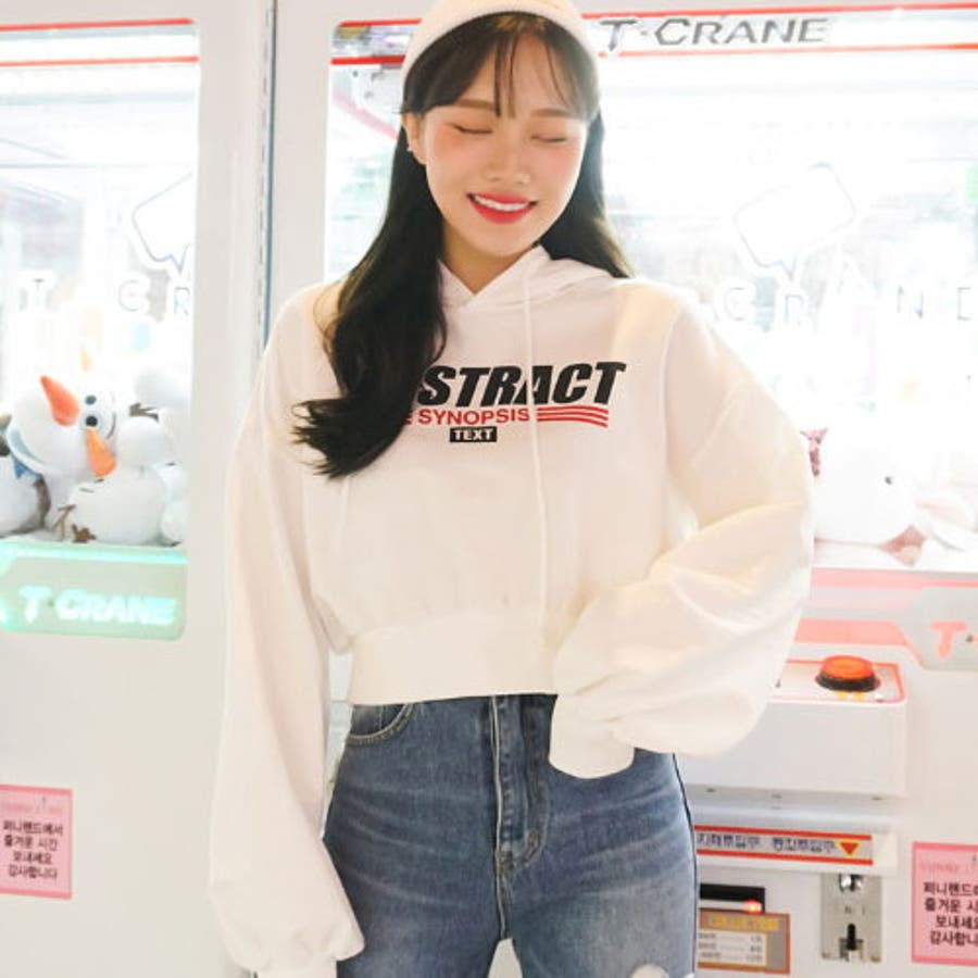 Sonyunaraショート丈ロゴフーディ韓国 韓国ファッション ショートパーカー 品番 Nwiw 3rd Spring サードスプリング のレディースファッション通販 Shoplist ショップリスト