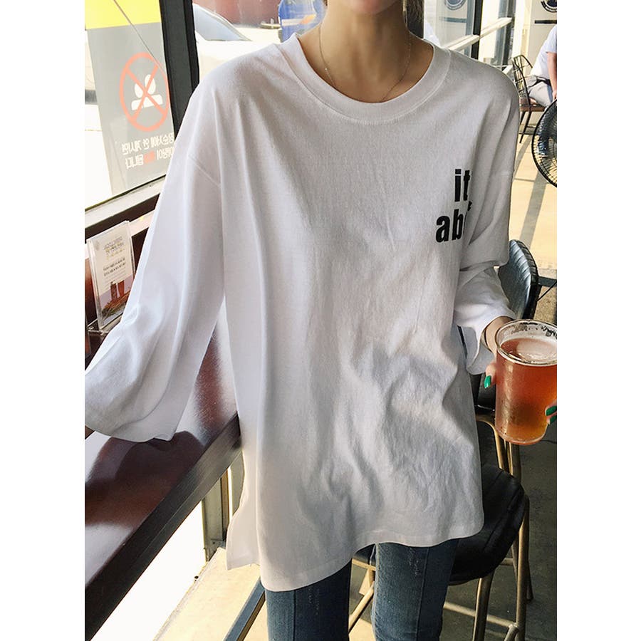 Mayblueバックメッセージロングｔシャツ韓国 韓国ファッション メッセージｔ 品番 Nwiw 3rd Spring サードスプリング のレディースファッション通販 Shoplist ショップリスト