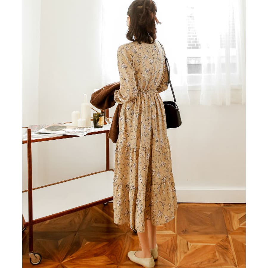 Merongshopラベンダーフリルロングワンピース韓国 韓国ファッション 品番 Nwiw 3rd Spring サードスプリング のレディースファッション通販 Shoplist ショップリスト