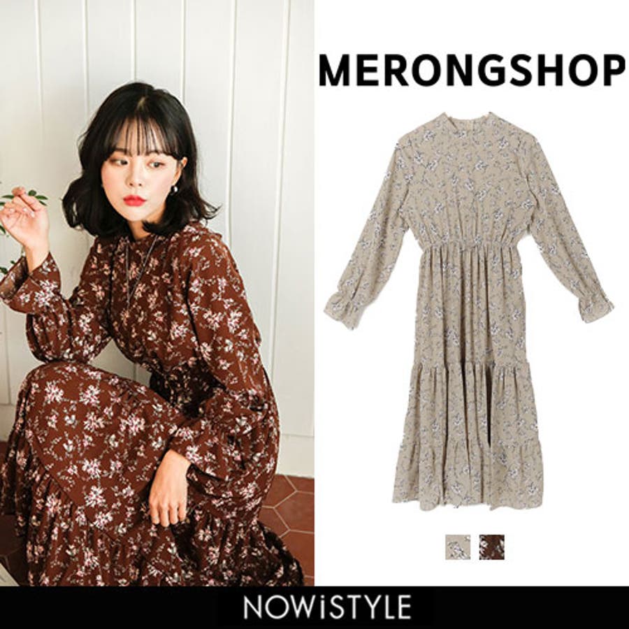 Merongshopラベンダーフリルロングワンピース韓国 韓国ファッション 品番 Nwiw 3rd Spring サードスプリング のレディースファッション通販 Shoplist ショップリスト