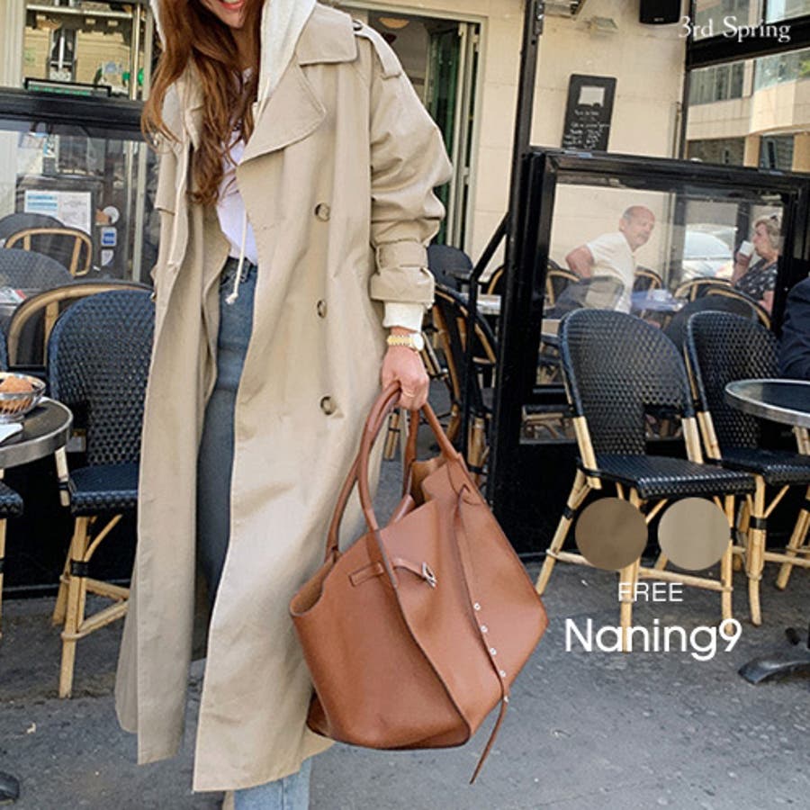 NANING9 - NANING9 ロング トレンチコート 韓国ブランド 美品