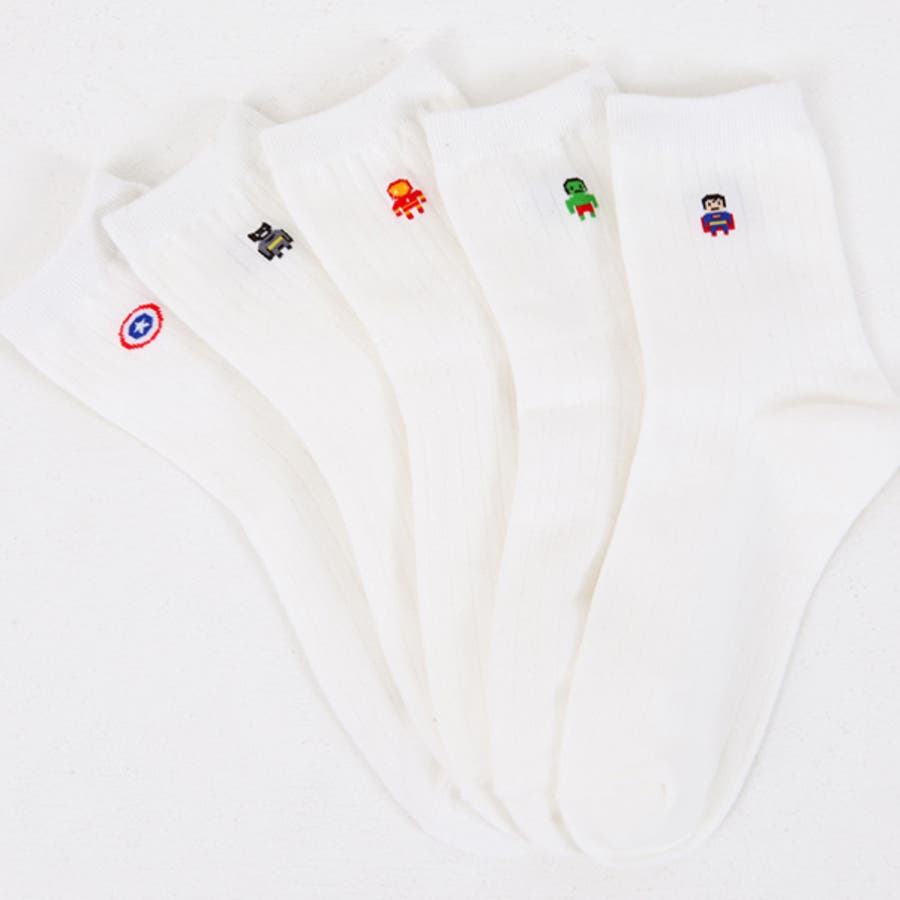 Sonyunaraヒーローキャラクターソックス 韓国 韓国ファッション 品番 Nwiw 3rd Spring サードスプリング のレディースファッション通販 Shoplist ショップリスト