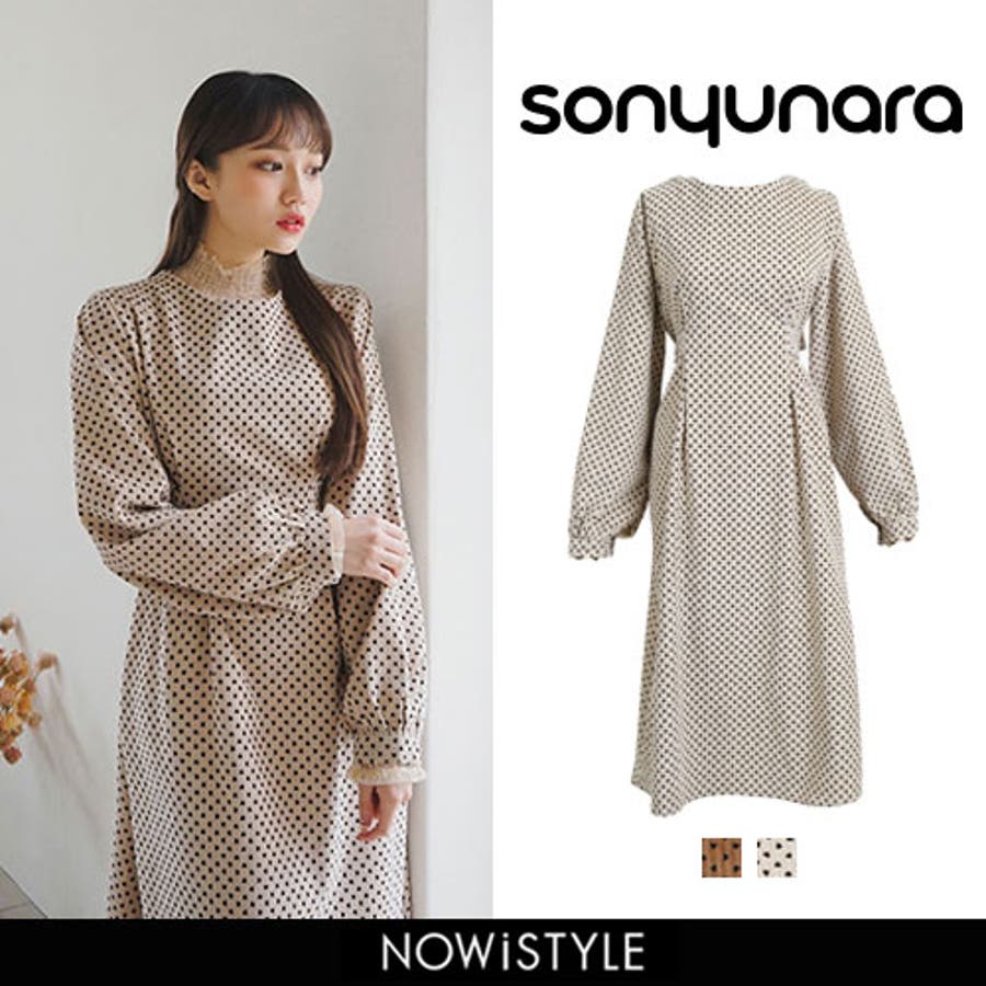 Sonyunaraハートドットワンピース韓国 韓国ファッション ドット柄 品番 Nwiw 3rd Spring サードスプリング のレディースファッション通販 Shoplist ショップリスト