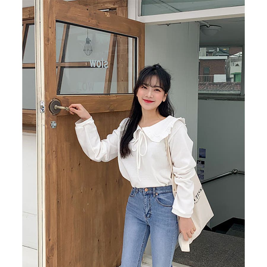 Sonyunaraラブリーフリルネックブラウス韓国 韓国ファッション ラブリー 品番 Nwiw 3rd Spring サードスプリング のレディースファッション通販 Shoplist ショップリスト