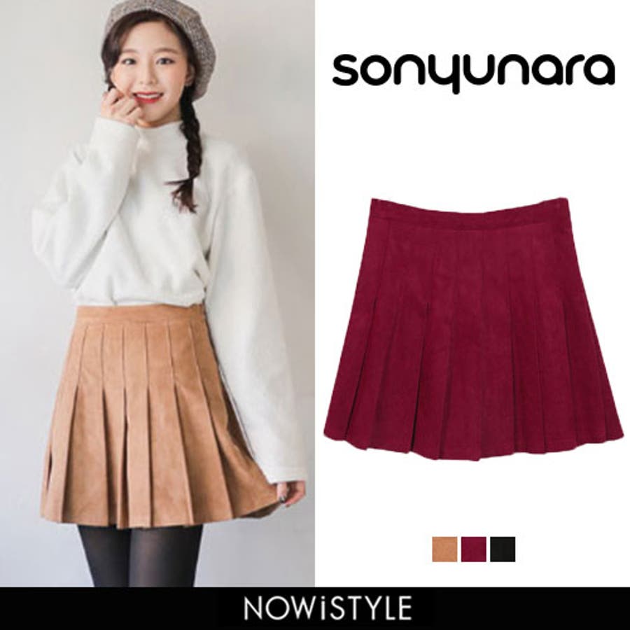 Sonyunaraスエードテニススカート 韓国 韓国ファッション 品番 Nwiw 3rd Spring サードスプリング のレディースファッション通販 Shoplist ショップリスト
