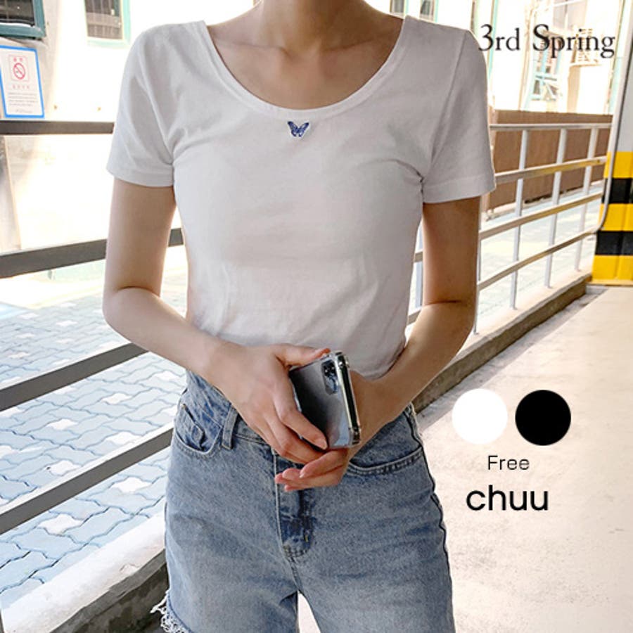 Chuuバタフライちびtシャツ 韓国 韓国ファッション 品番 Nwiw 3rd Spring サードスプリング のレディースファッション 通販 Shoplist ショップリスト