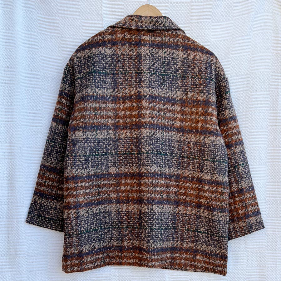 美品✨ Spick&Span 20AW グレンチェック柄 オーバーコート