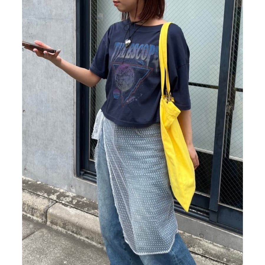 Drawer ネイビー レースラップスカート Drawer ネイビー レースラップスカート