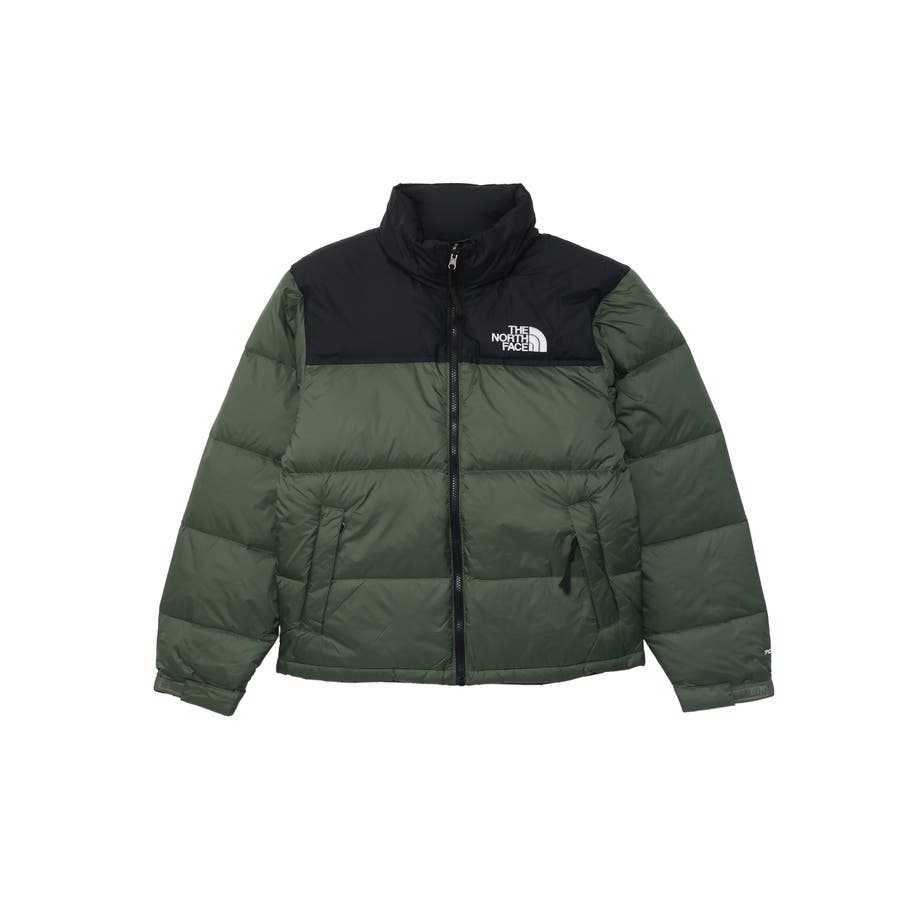 THE NORTH FACE ダウンジャケット L オリーブグリーン 90s THE NORTH FACE Nuptse Jacket オリーブ L ノースフェイス