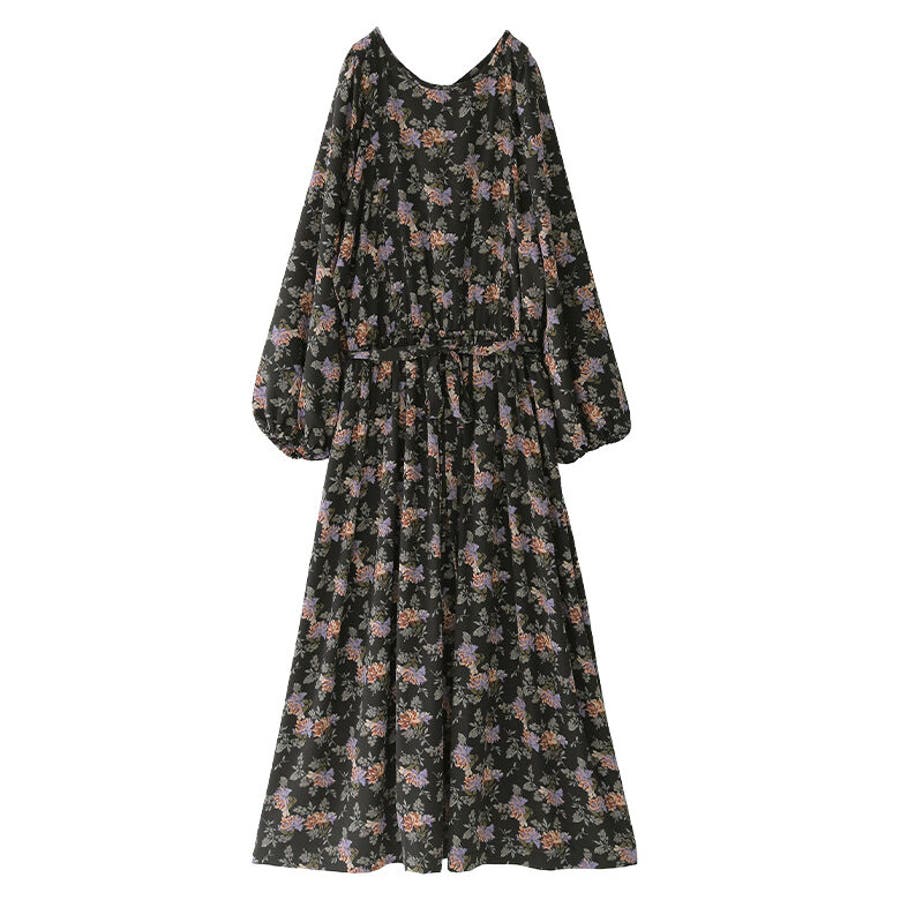 N Orlabelバックリボン花柄ワンピースロング ワンピース 品番 Mitw Osharewalker オシャレウォーカー のレディースファッション通販 Shoplist ショップリスト