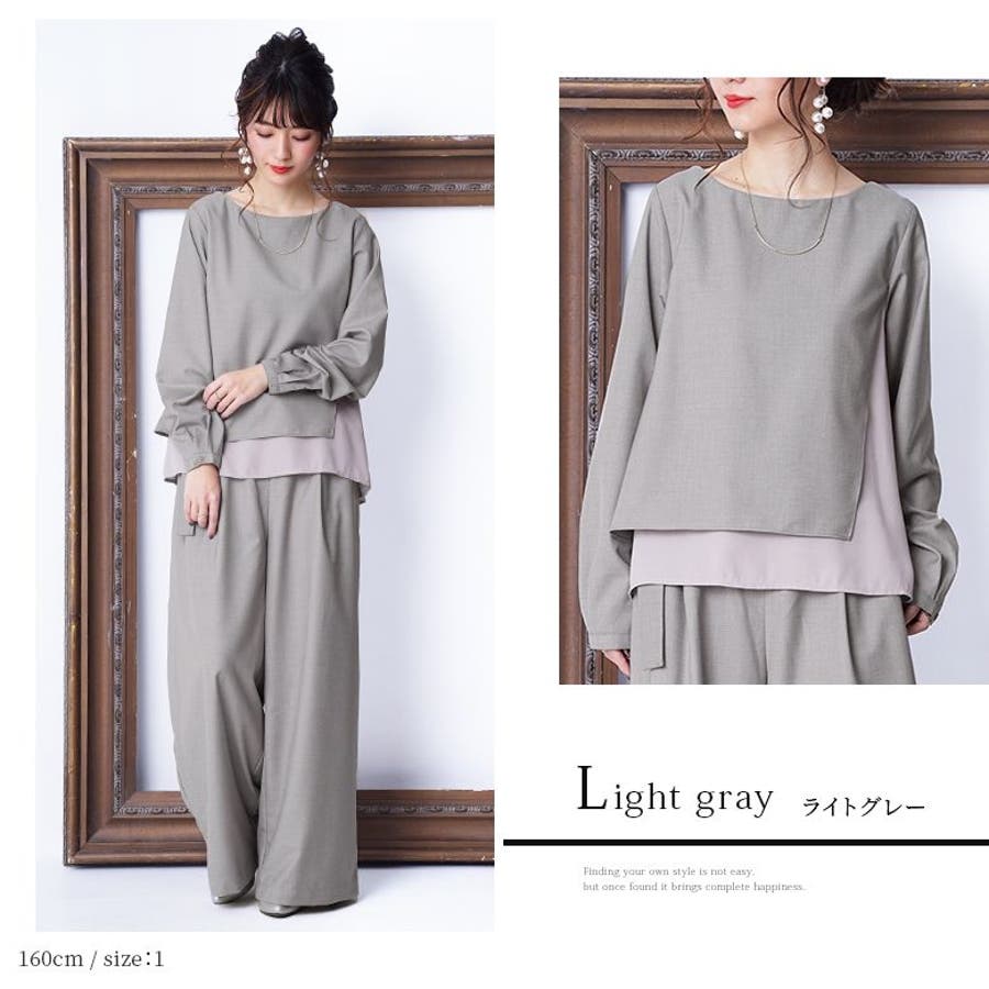 n'OrLABELシフォンドッキングセットアップ[品番：MITW0014233]｜osharewalker（オシャレウォーカー  ）のレディースファッション通販｜SHOPLIST（ショップリスト）